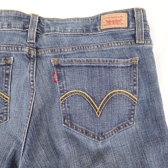 Levi's 524 too superlow Jeans Women's 13 Long (35x34) Low Rise Stretch Denim - Picture 6 of 12